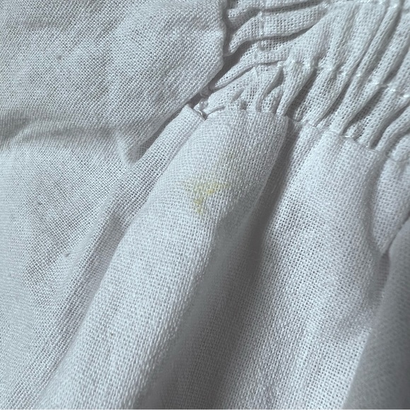 NWT* Pink Diamond White 100% Cotton Tiered Mini Dress Size 8 - Picture 16 of 16